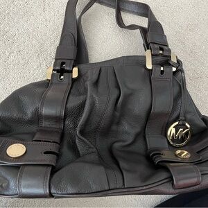 Michael Kors Dark brown harness bag